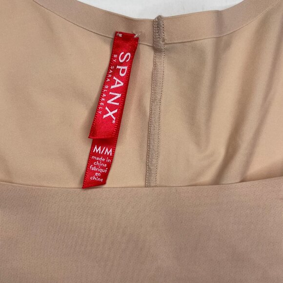 Spanx Women's Thinstincts Open-Bust Mid-Thigh Shaper Bodysuit Size Medium - Picture 10 of 13